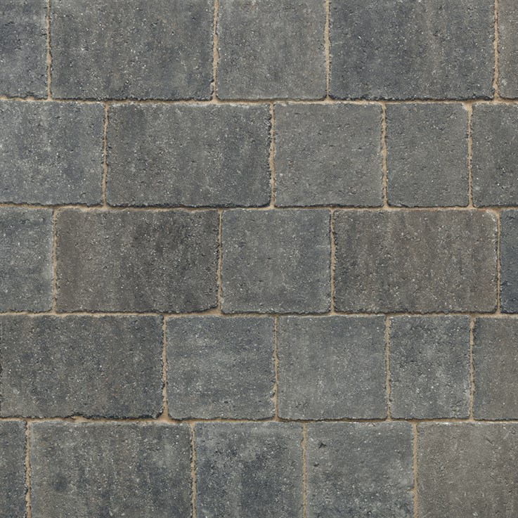 Stonemarket Trident Paviors 240 x 160 x 50mm Charcoal